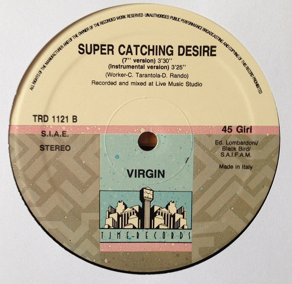 Virgin : Super Catching Desire (12")