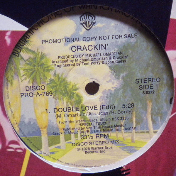Crackin' : Double Love (12", Promo)