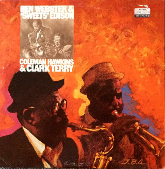 Ben Webster & Harry Edison / Coleman Hawkins & Clark Terry : Giants Of The Tenor Saxophone / The Genius Of Ben Webster And Coleman Hawkins (2xLP, Comp)