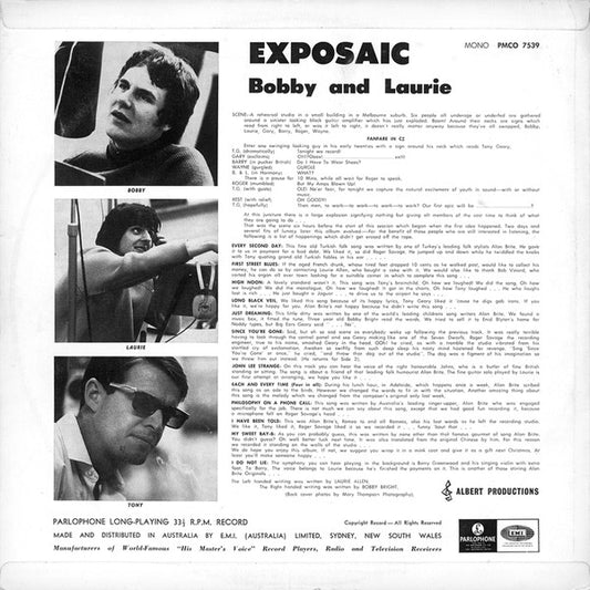 Bobby And Laurie : Exposaic (LP, Album, Mono)