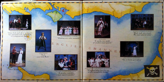 Broadway Cast : Gilbert & Sullivan's The Pirates Of Penzance (2xLP, Album, Gat)
