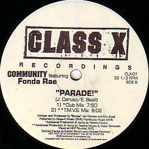 Community Featuring Fonda Rae : Parade! (12")