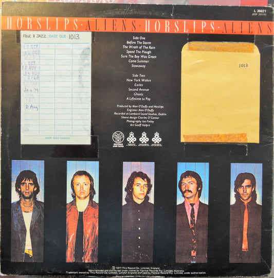 Horslips : Aliens (LP, Album, Gat)