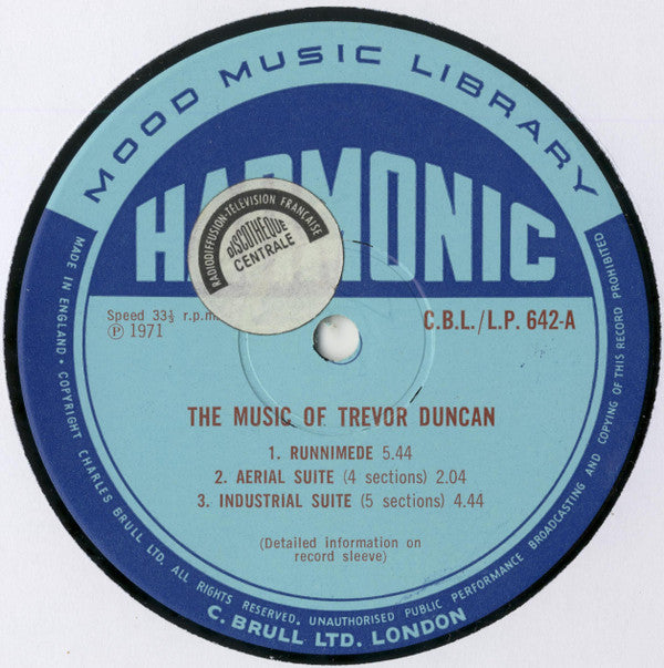 Trevor Duncan : The Music Of Trevor Duncan (LP, Mono)