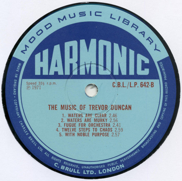 Trevor Duncan : The Music Of Trevor Duncan (LP, Mono)