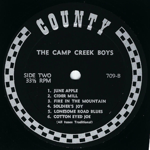 The Camp Creek Boys : The Camp Creek Boys (Old Time String Band) (LP, Album, Mono)