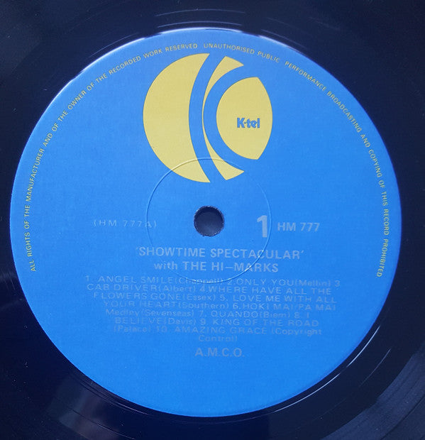 The Hi-Marks (2) : Showtime Spectacular With The Hi-Marks (LP, Album)