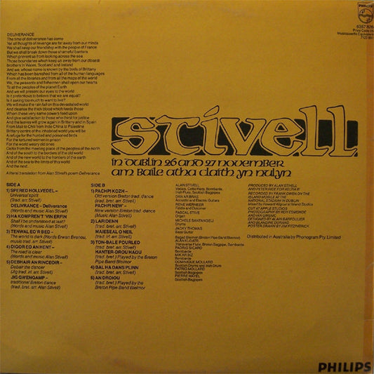 Alan Stivell : In Dublin Am Baile Atha Claith Yn Nulyn (LP, Album)