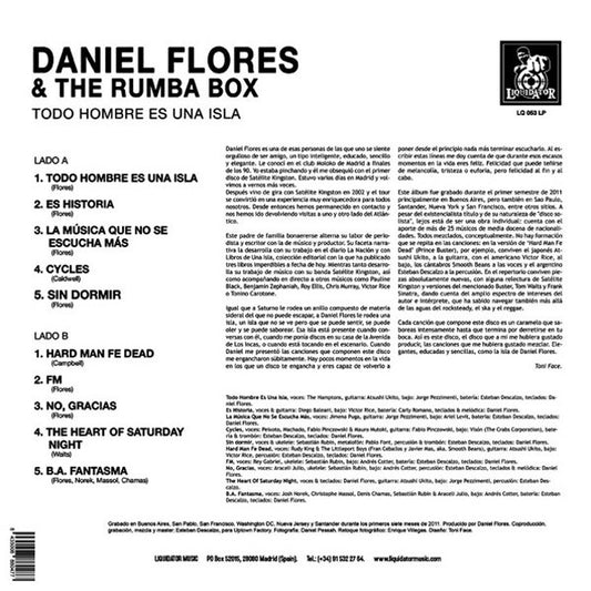 Daniel Flores & The Rumba Box : Todo Hombre Es Una Isla (LP)