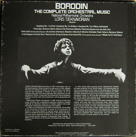 Borodin*, Loris Tjeknavorian, National Philharmonic Orchestra, John Alldis Choir : The Complete Orchestral Music (3xLP + Box)