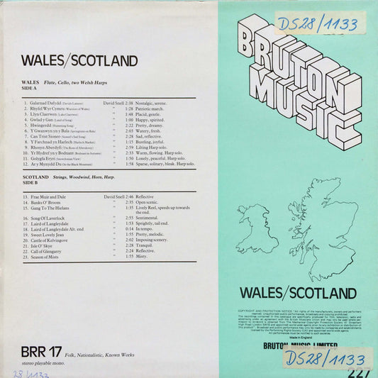 David Snell (2) : Wales/Scotland (LP)