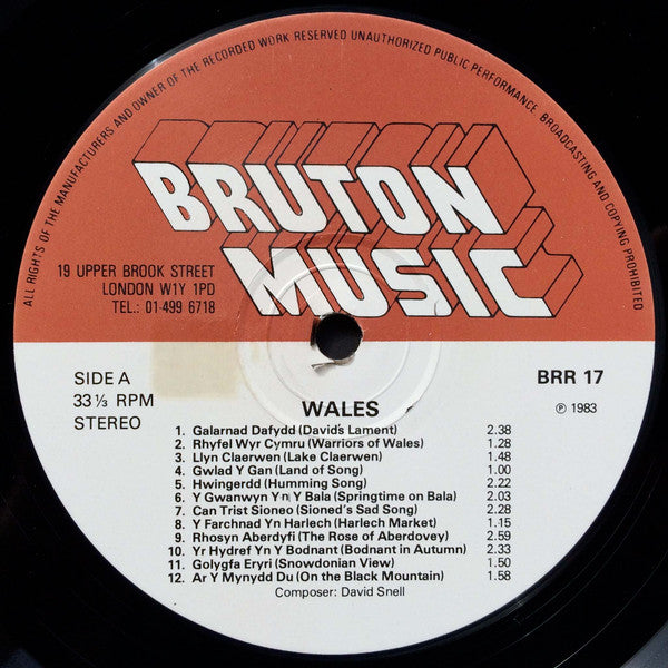 David Snell (2) : Wales/Scotland (LP)