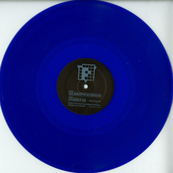 The Hard Way (3) : Devil Worshipping Motherfuckers / Pentagram Of Coke (12", Blu)