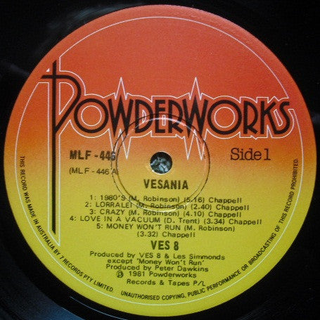 Ves 8 : Vesania (LP, Gat)
