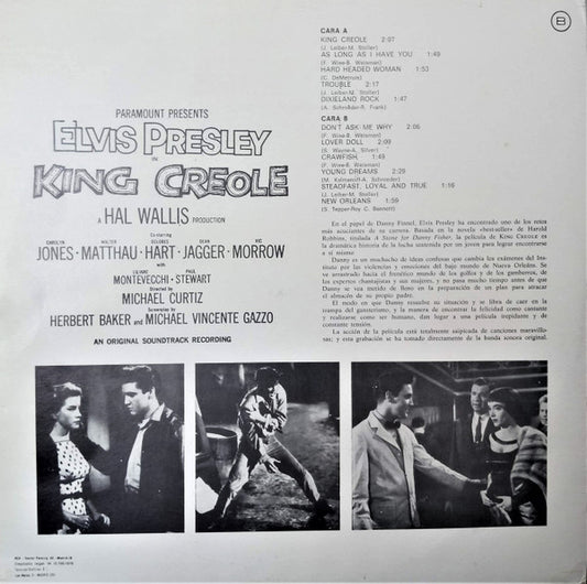 Elvis Presley : King Creole (LP, Album, RE)