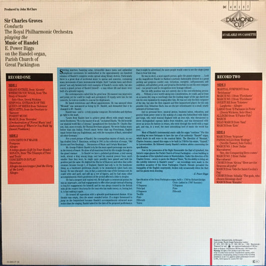 Sir Charles Groves / Royal Philharmonic Orchestra : The Music Of Handel (2xLP)