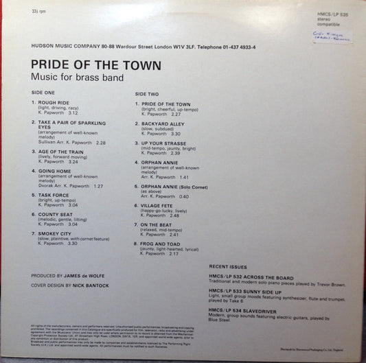 Keith Papworth : Pride Of The Town (LP)