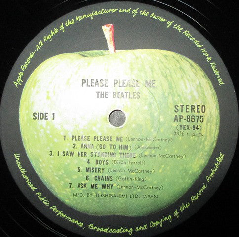 The Beatles : Please Please Me (LP, Album, RE, Gat)