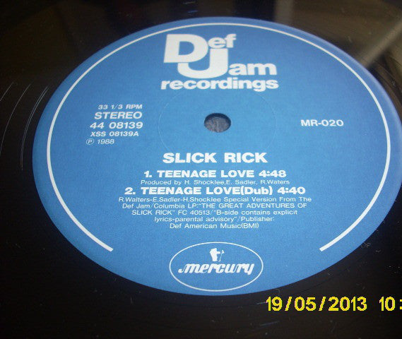 Slick Rick : Teenage Love (12")