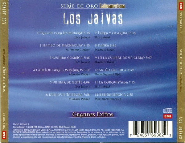 Los Jaivas : Grandes Exitos (CD, Comp)