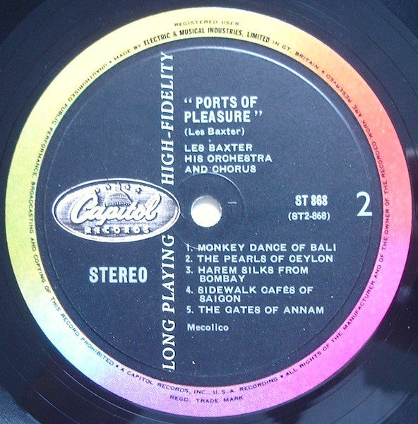 Les Baxter With His Les Baxter Chorus And Les Baxter & His Orchestra : Ports Of Pleasure (LP, Album)