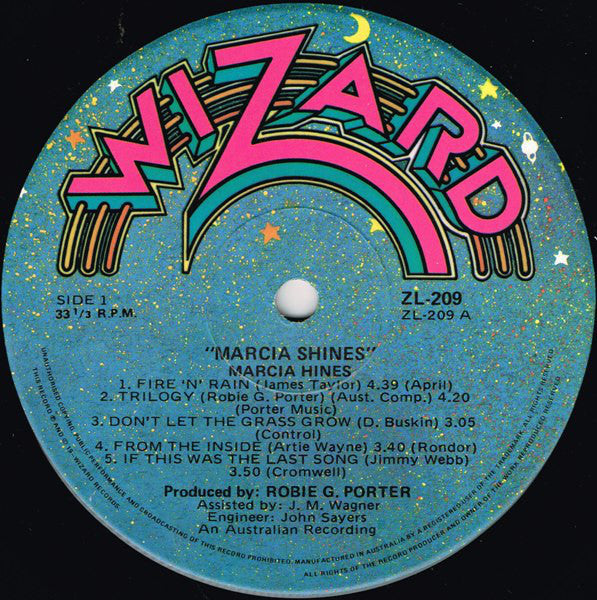Marcia Hines : Marcia Shines (LP, Album, RP, Gat)