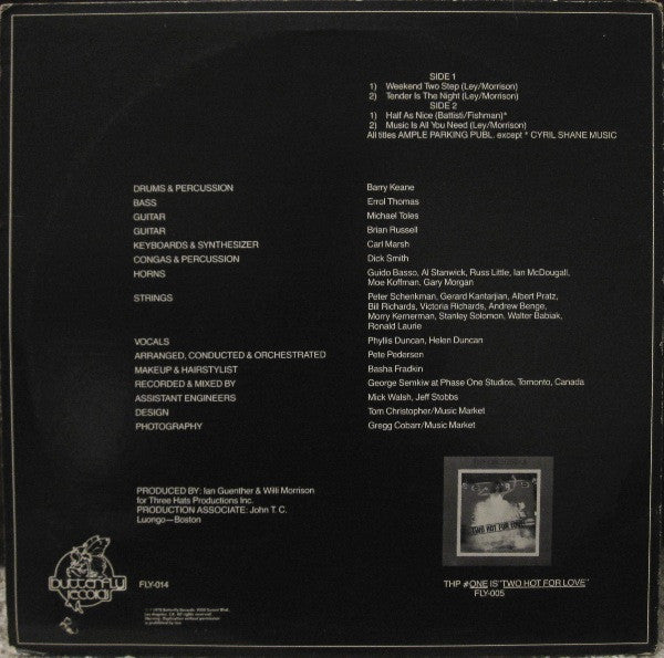 THP Orchestra : THP #2 - Tender Is The Night (LP, Album)