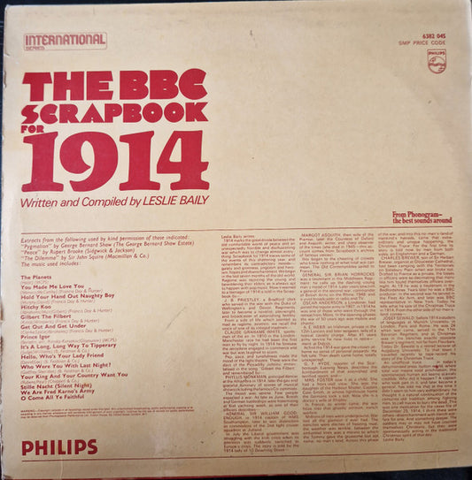 Various : BBC Scrapbook For 1914 (LP)