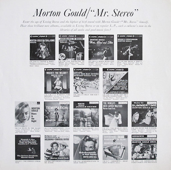 Morton Gould And His Orchestra And Morton Gould And His Symphonic Band, Pyotr Ilyich Tchaikovsky / Maurice Ravel : 1812 Overture - Stereo Spectacular / Bolero (LP)