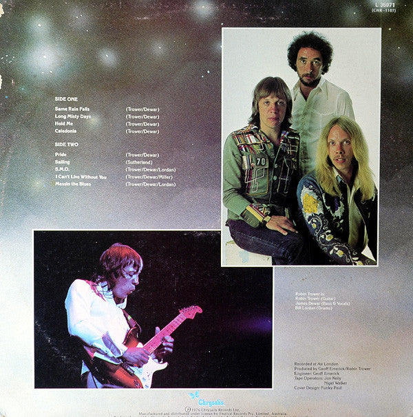 Robin Trower : Long Misty Days (LP, Album)