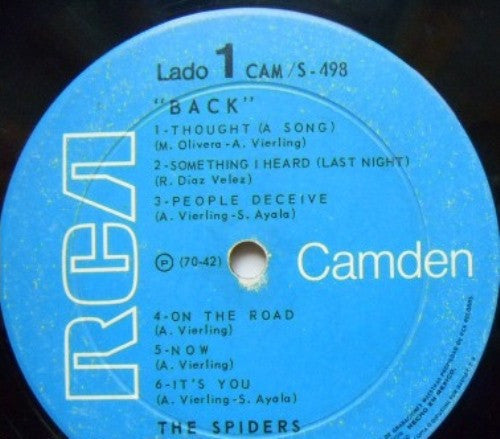 The Spiders (6) : Back (LP, Album)