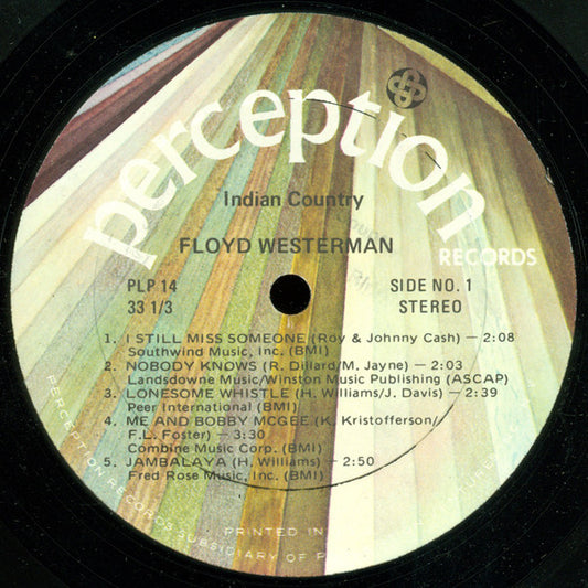 Floyd Westerman : Indian Country (LP)