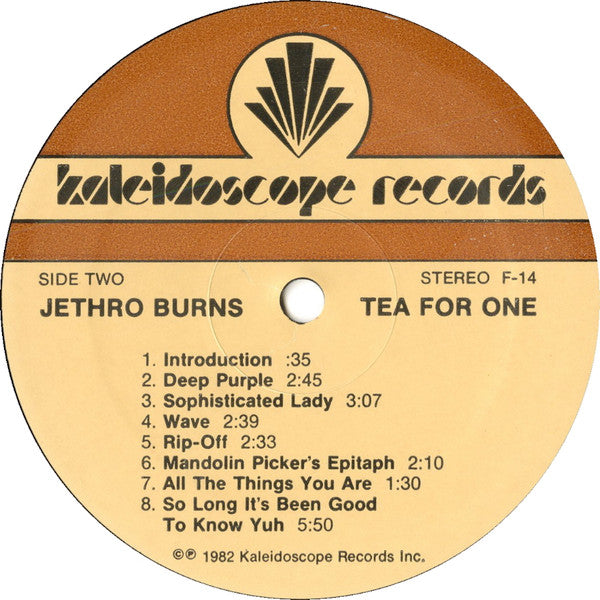 Jethro Burns : Tea For One (LP, Album)
