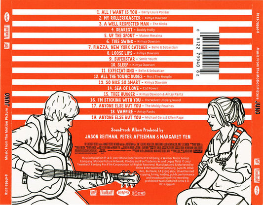 Various : Juno (Music From The Motion Picture) (CD, Comp)