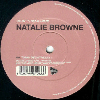 Natalie Browne : Torn (12")