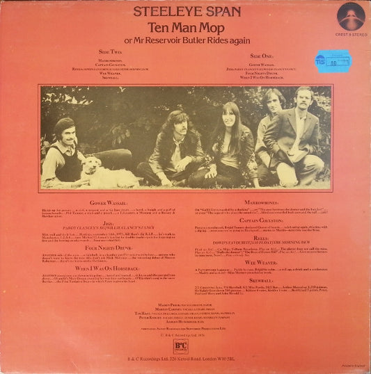 Steeleye Span : Ten Man Mop Or Mr. Reservoir Butler Rides Again (LP, Album, RE)