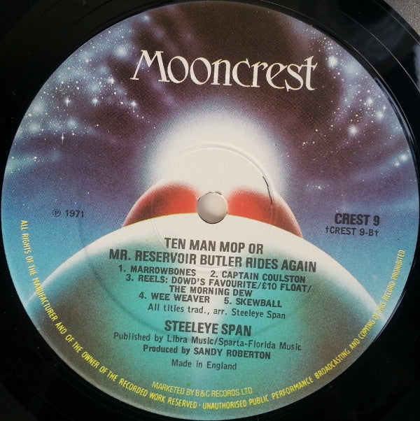 Steeleye Span : Ten Man Mop Or Mr. Reservoir Butler Rides Again (LP, Album, RE)