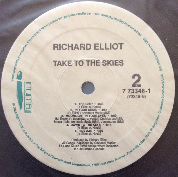 Richard Elliot : Take To The Skies (LP, Album)