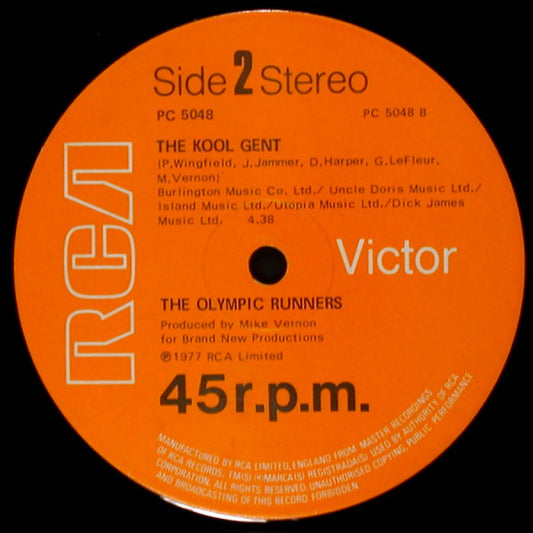 Olympic Runners With George Chandler : Keep It Up (12")