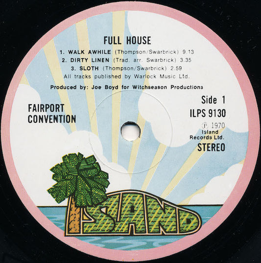 Fairport Convention : Full House (LP, Album, RP, Pin)