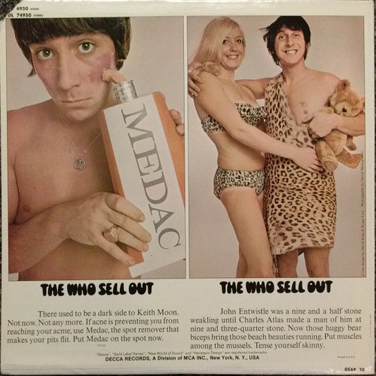 The Who : The Who Sell Out (LP, Album, Pin)