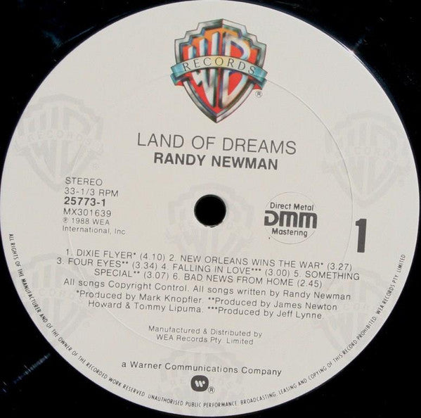 Randy Newman : Land Of Dreams (LP, Album, DMM)