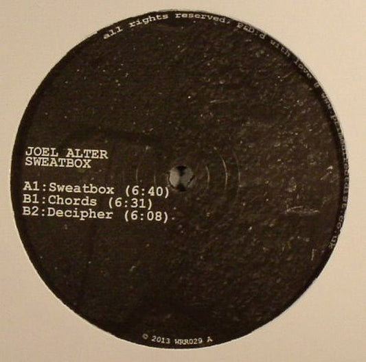Joel Alter : Sweatbox (12")