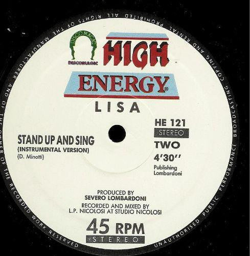 Lisa (8) : Stand Up And Sing (12")