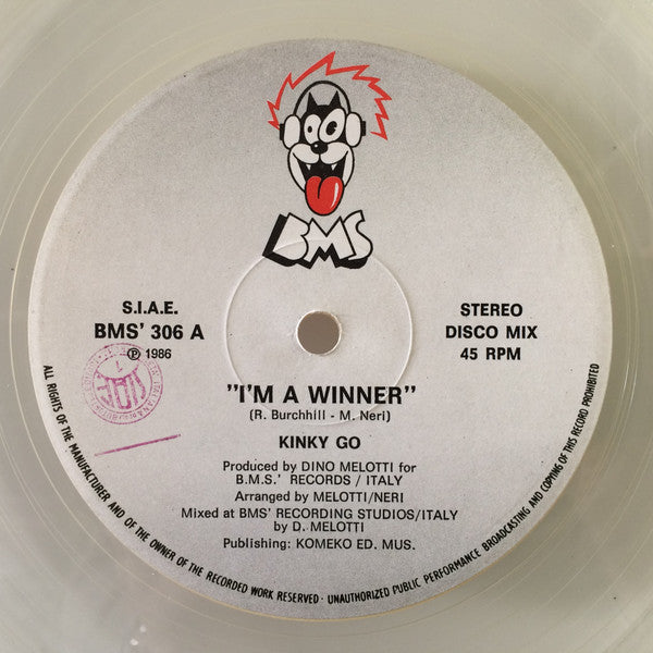 Kinky Go : I'm A Winner (12", Tra)