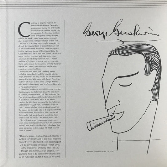 George Gershwin, Leonard Slatkin, Saint Louis Symphony Orchestra : An American In Paris / Promenade / Catfish Row (LP, Comp, Ltd, Num, Gat)