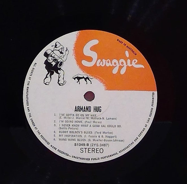 Armand Hug : Of New Orleans Vol.2 (LP)