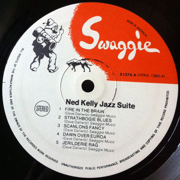 Bob Barnard And Friends : Ned Kelly Jazz Suite (LP, Album)