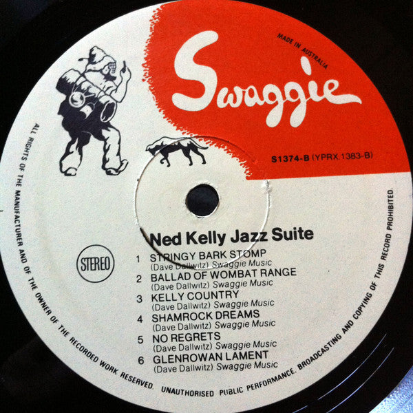 Bob Barnard And Friends : Ned Kelly Jazz Suite (LP, Album)