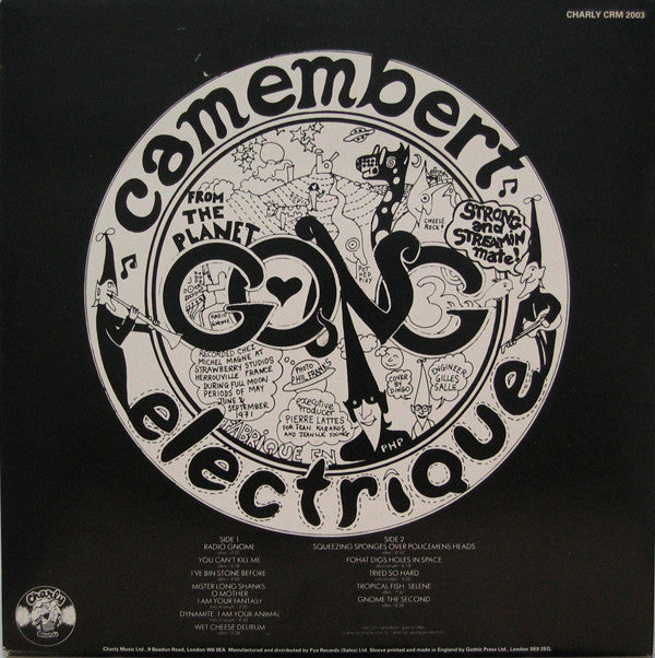 Gong : Camembert Electrique (LP, Album, RE, Gat)